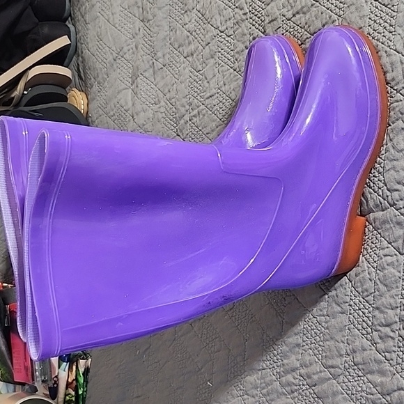 Yuexing Purple rain boots size 8 - Picture 2 of 5